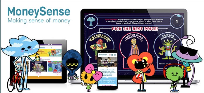 New resource for Young People:  MoneySense image