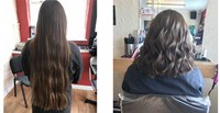 Inspirational By the Bridge Young Person Donates Hair to Charity