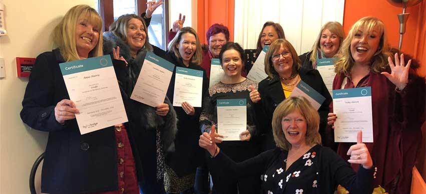 By the Bridge Foster Parents and Staff celebrate completing their Certificate in Therapeutic Fostering image