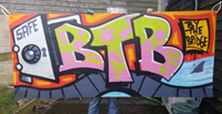 Graffiti tells us foster children "feel safe"