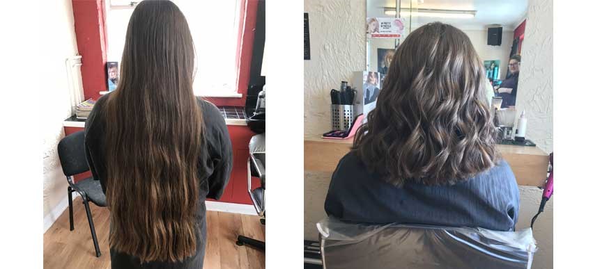 Inspirational By the Bridge Young Person Donates Hair to Charity image
